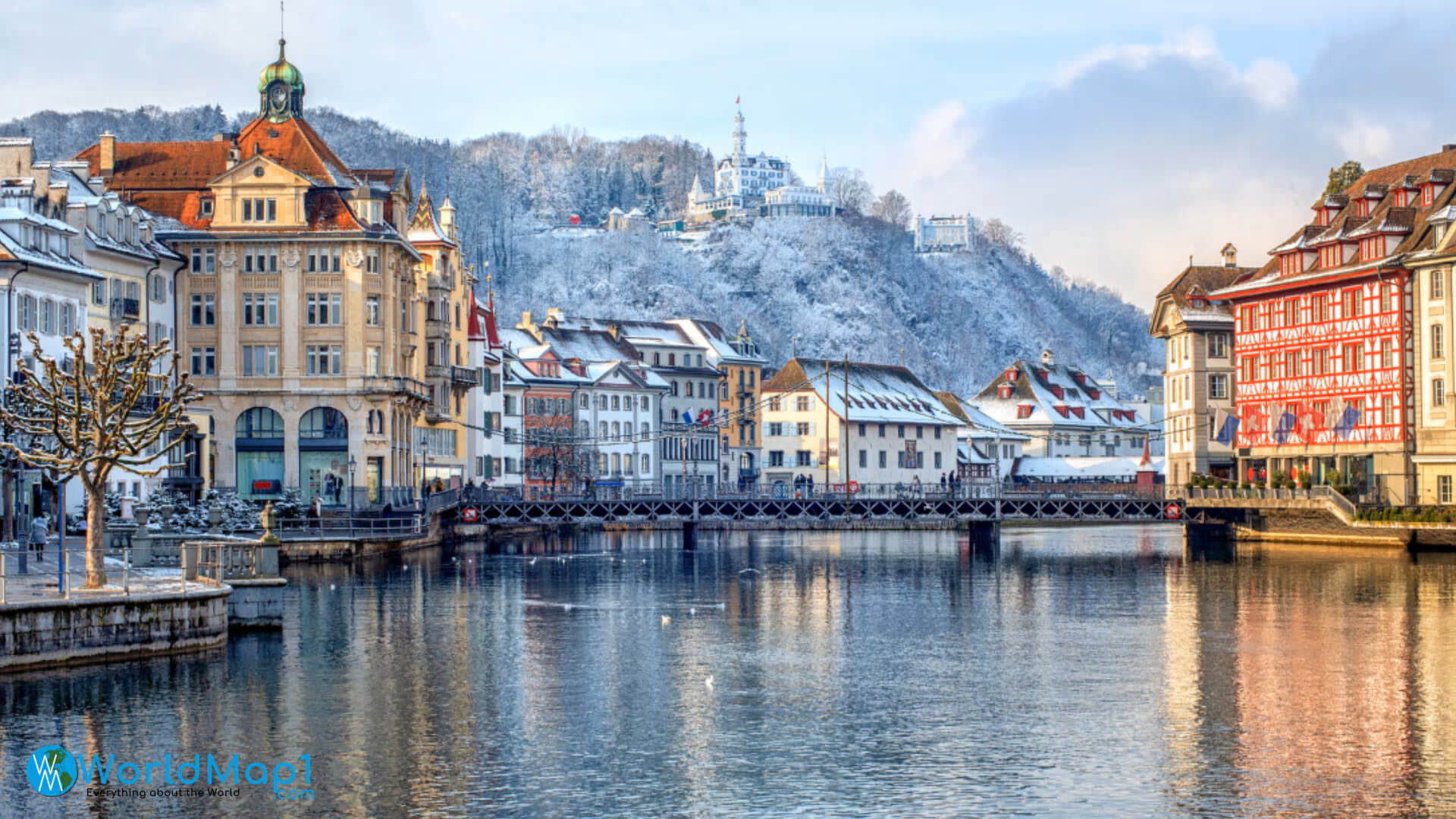 Winter in Lucerne Switzerland